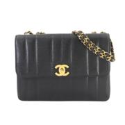 Chanel Vintage Pre-owned Laeder chanel-vskor Black, Dam