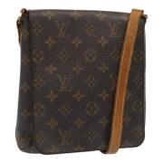 Louis Vuitton Vintage Pre-owned Canvas louis-vuitton-vskor Brown, Dam