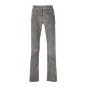 Jacob Cohën Bard Slim-Fit Corduroy Byxor Gray, Herr