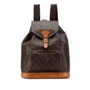 Louis Vuitton Vintage Pre-owned Canvas ryggsckar Brown, Dam