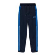 Emporio Armani EA7 Sweatpants med tryckt logotyp Blue, Herr