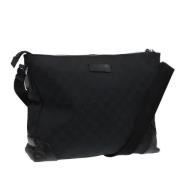 Gucci Vintage Pre-owned Canvas axelremsvskor Black, Dam