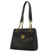 Chanel Vintage Pre-owned Laeder chanel-vskor Black, Dam