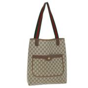 Gucci Vintage Pre-owned Canvas gucci-vskor Beige, Dam