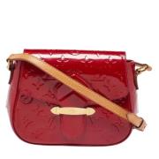 Louis Vuitton Vintage Pre-owned Laeder axelremsvskor Red, Dam