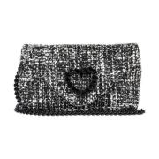 Roberto Festa Heart Jewel Bag Black, Dam