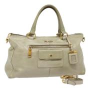 Prada Vintage Pre-owned Laeder prada-vskor Gray, Dam