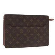 Louis Vuitton Vintage Pre-owned Canvas kuvertvskor Brown, Dam