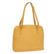 Louis Vuitton Vintage Pre-owned Laeder axelremsvskor Yellow, Dam