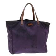 Gucci Vintage Pre-owned Canvas gucci-vskor Purple, Dam