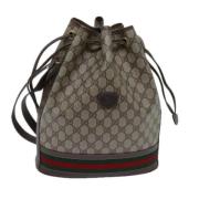 Gucci Vintage Pre-owned Laeder gucci-vskor Beige, Dam