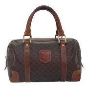 Celine Vintage Pre-owned Laeder handvskor Brown, Dam