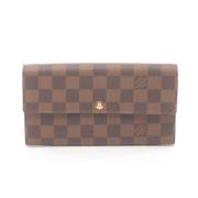 Louis Vuitton Vintage Pre-owned Laeder plnbcker Brown, Dam