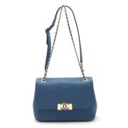 Chanel Vintage Pre-owned Laeder chanel-vskor Blue, Dam