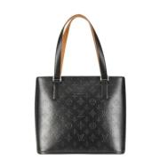 Louis Vuitton Vintage Pre-owned Laeder totevskor Black, Dam