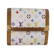 Louis Vuitton Vintage Pre-owned Canvas kuvertvskor Multicolor, Dam