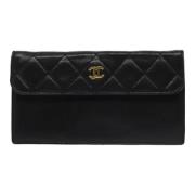 Chanel Vintage Pre-owned Laeder plnbcker Black, Dam