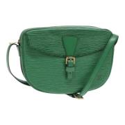 Louis Vuitton Vintage Pre-owned Laeder axelremsvskor Green, Dam