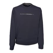 Harmont & Blaine Blå crew neck sweatshirt för män - XXL Blue, Herr