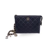 Chanel Vintage Pre-owned Laeder kuvertvskor Black, Dam