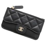 Chanel Vintage Pre-owned Laeder plnbcker Black, Dam