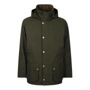 Barbour Vattentät Quiltad Vinterjacka Green, Herr