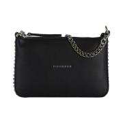 Richmond Svart Läder Crossbody Väska Black, Dam