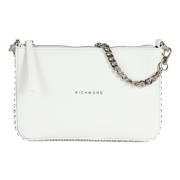 Richmond Studded Faux Leather Crossbody Bag White, Dam