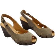 Gabor Slide Sandal - Taupe Kilklack Gray, Dam