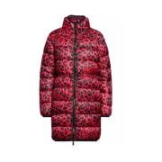 Love Moschino Röd Polyester Jacka Kappa Red, Dam