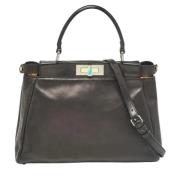 Fendi Vintage Pre-owned Laeder fendi-vskor Black, Dam