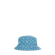 Louis Vuitton Vintage Pre-owned Denim hattar-och-kepsar Blue, Dam