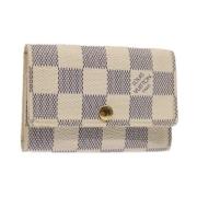 Louis Vuitton Vintage Pre-owned Canvas nyckelhllare White, Dam