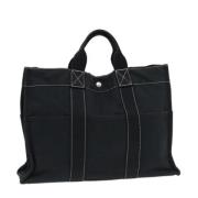 Hermès Vintage Pre-owned Canvas totevskor Black, Dam