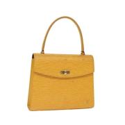 Louis Vuitton Vintage Pre-owned Laeder handvskor Yellow, Dam