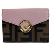 Fendi Vintage Pre-owned Laeder plnbcker Pink, Dam