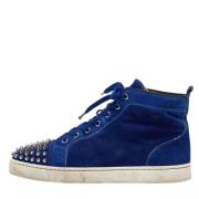 Christian Louboutin Pre-owned Pre-owned Mocka sneakers Blue, Herr