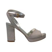 Ines De La Fressange Paris Plattformsandal Gray, Dam