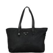 Prada Vintage Pre-owned Canvas prada-vskor Black, Dam