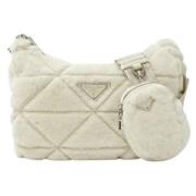 Prada Vintage Pre-owned Tyg prada-vskor White, Dam