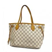 Louis Vuitton Vintage Pre-owned Tyg axelremsvskor White, Dam