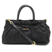 Prada Vintage Pre-owned Laeder prada-vskor Black, Dam