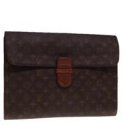 Louis Vuitton Vintage Pre-owned Canvas louis-vuitton-vskor Brown, Dam