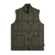 Taion Olivgrön Puffer Vest Green, Herr