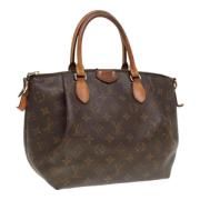 Louis Vuitton Vintage Pre-owned Canvas handvskor Brown, Dam