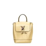 Louis Vuitton Vintage Pre-owned Laeder ryggsckar Yellow, Dam