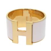 Hermès Vintage Pre-owned Metall armband Yellow, Dam