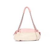 Chanel Vintage Pre-owned Tyg chanel-vskor Beige, Dam