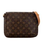 Louis Vuitton Vintage Pre-owned Canvas louis-vuitton-vskor Brown, Dam