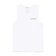 JW Anderson Vit Broderad Tanktop White, Herr